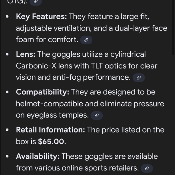 Smith Optics Black Ski Goggles with Adjustable Strap - Picture 5 of 6